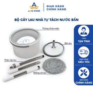 Bộ Cây Lau Nhà Tự Vắt Tách Nước Bẩn Tự Động Xoay 360 Độ Thông Minh ACIE STORE