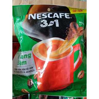 Bịch Cà phê Nescafé 3in1 xanh, đỏ, đen (46 gói đỏ xanh, đen 35 date mới nhất)