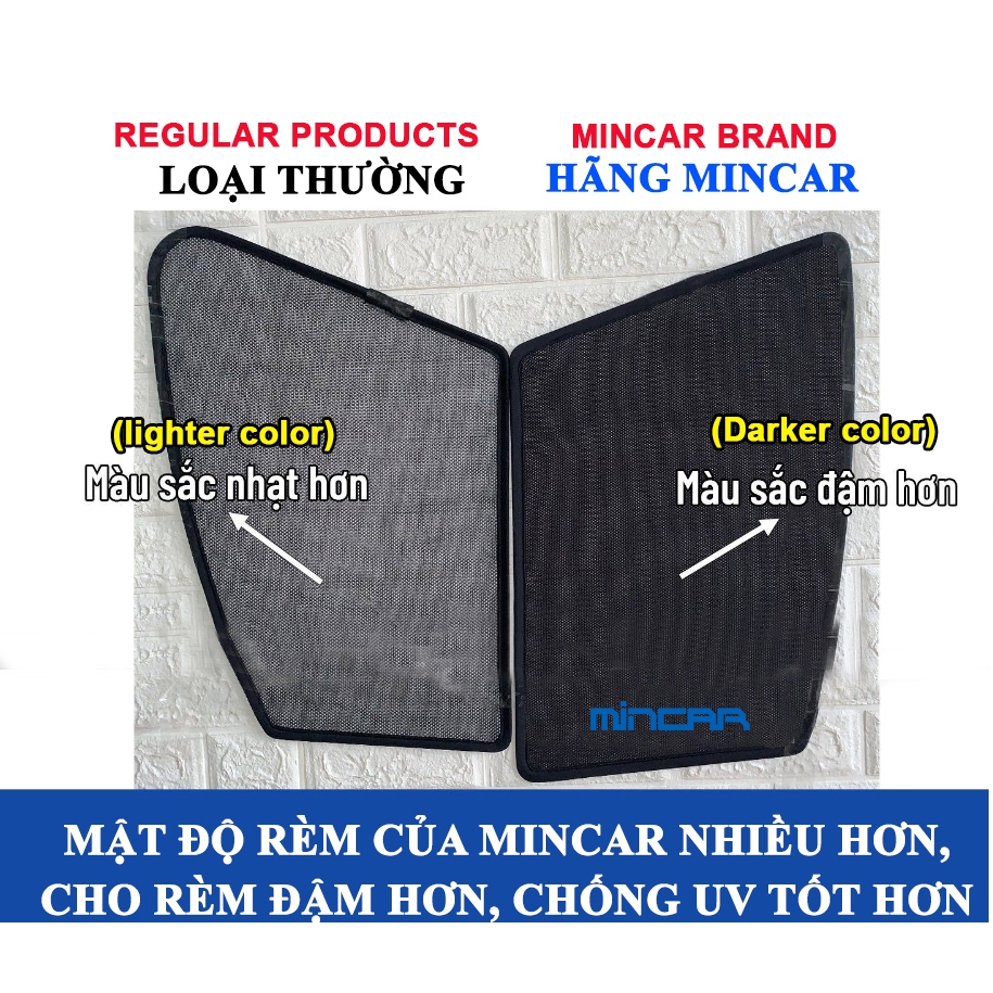 Rèm che nắng nam châm cho xe Kia Spectra, bộ 4 tấm cho 4 cửa, hàng loại 1 cao cấp nhất, vừa khít kính
