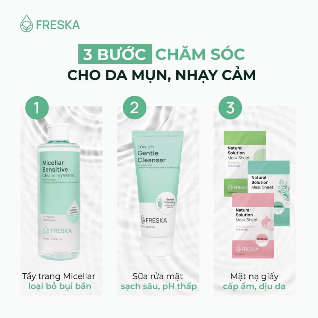 Freska Sữa rửa mặt Low pH Gentle Cleanser 150ml
