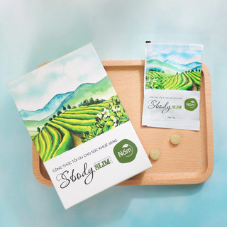 Giảm cân sbody slim ( dạng viên kèm hộp detox 5 gói )