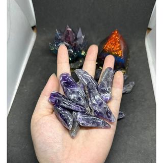 Amethyst Thạch anh tím bóng viên lớn