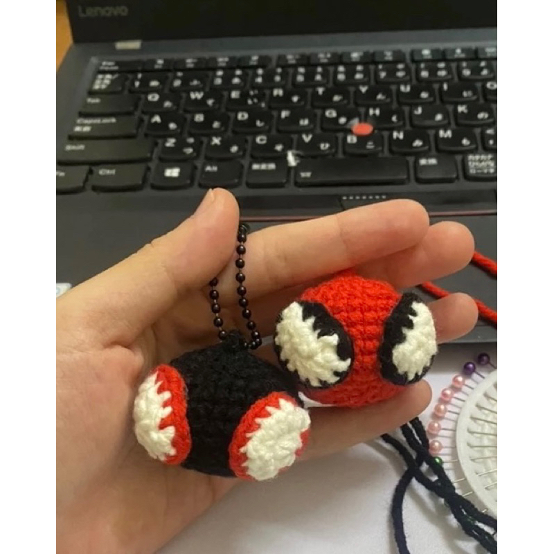 Móc khóa spider man handmade