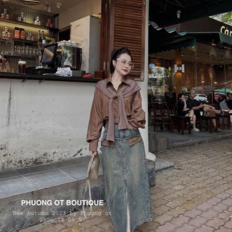 CHÂN VÁY JEAN DÁNG DÀI TÚI PHỐI 40_55kg