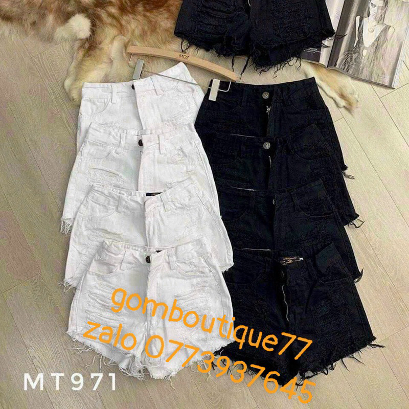 Quần Short đùi rách tua rua, Quần đùi kaki nữ tua rua Short jean nữ vải kaki lai tua rách, Quần đùi kaki rách