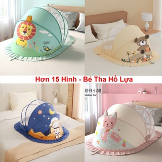 Màn Chụp Cho Bé Gấp Gọn. Mùng Chụp Cho Bé Hình Thú Đáng Yêu