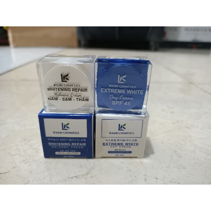 BỘ ĐÔI FACE MINI NGÀY ĐÊM DƯỠNG TRẮNG NGỪA NÁM LKAORI