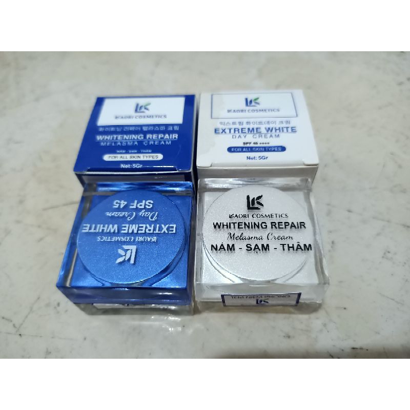 BỘ ĐÔI FACE MINI NGÀY ĐÊM DƯỠNG TRẮNG NGỪA NÁM LKAORI