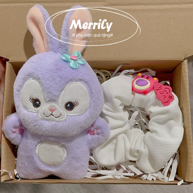 Combo sét quà tặng móc khoá gấu bông size 10-15cm nhiều mẫu hottrend kèm sscrunchiesh sinh nhật tặng bạn gái.