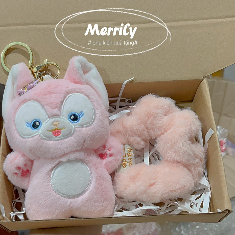 Combo sét quà tặng móc khoá gấu bông size 10-15cm nhiều mẫu hottrend kèm sscrunchiesh sinh nhật tặng bạn gái.