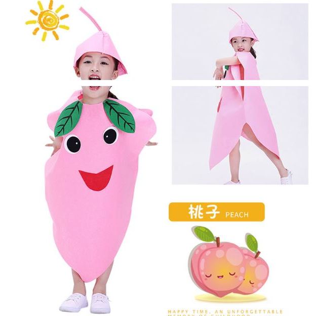 🍄 Trang Phục Hóa Trang Halloween Hình Trái Cây, Rau Củ Cho Bé: Quần Áo Quả Chuối, Dâu Tây, Cây Nấm, Quả Ớt Đỏ