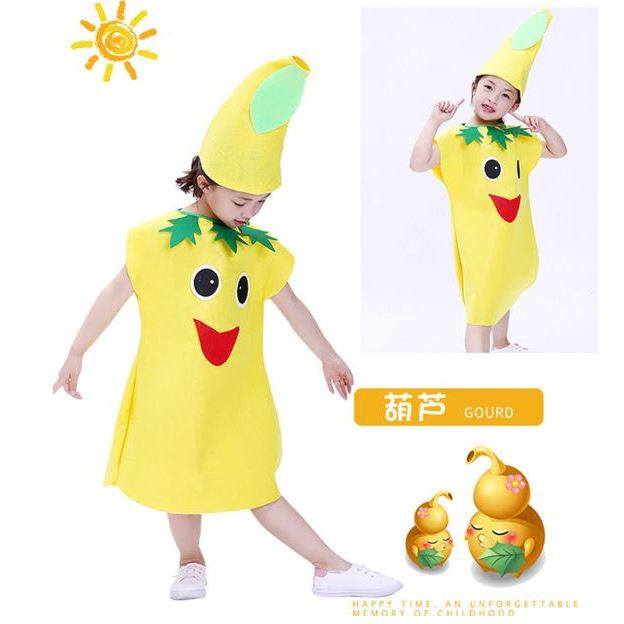 🍄 Trang Phục Hóa Trang Halloween Hình Trái Cây, Rau Củ Cho Bé: Quần Áo Quả Chuối, Dâu Tây, Cây Nấm, Quả Ớt Đỏ
