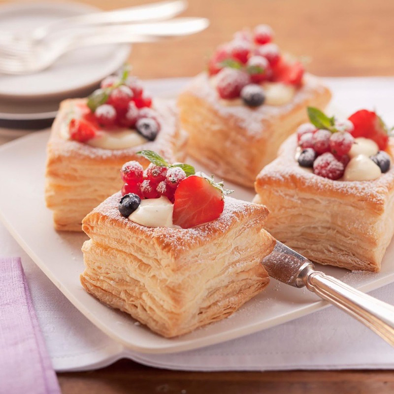 Bột bánh ngàn lớp Puff Pastry Amoza -