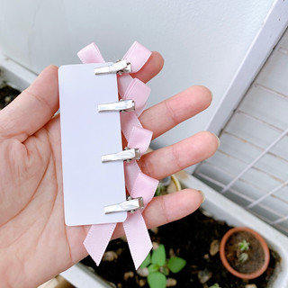 Set 4 kẹp tóc nơ mini phong cách Hàn quốc