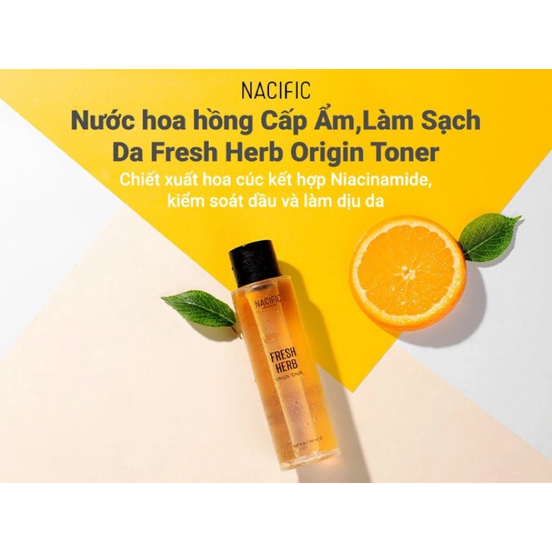 Nước hoa hồng Nacific Fresh Herb Origin Toner 150ml