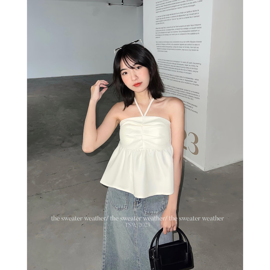 Bộ 2 dây tay cách điệu, chất vải mềm mịm, phù hợp đi chơi đi biển, thời trang hot hè AO5