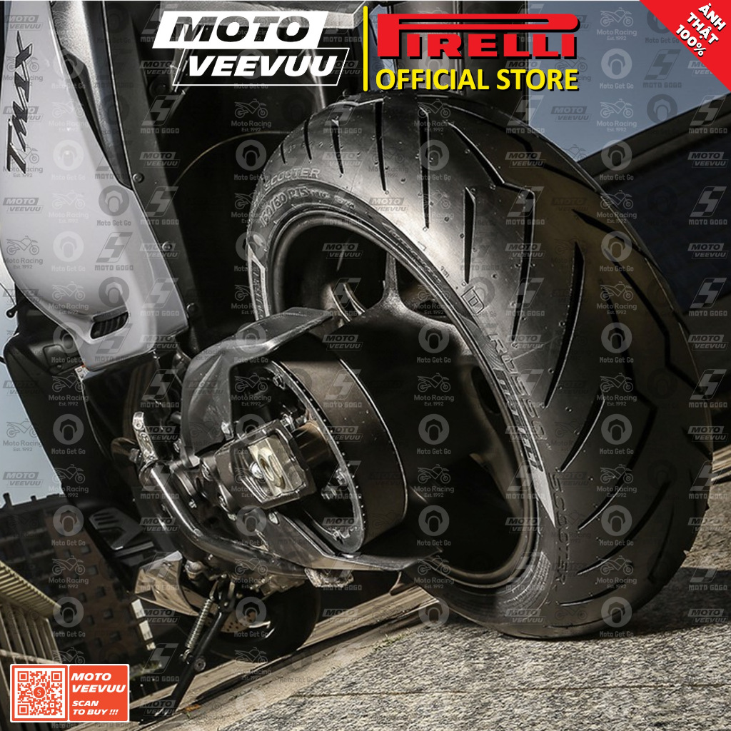 Vỏ lốp xe máy PIRELLI Diablo Rosso Scooter đủ size xe ga 110 120 130 12 Vespa Grande MSX