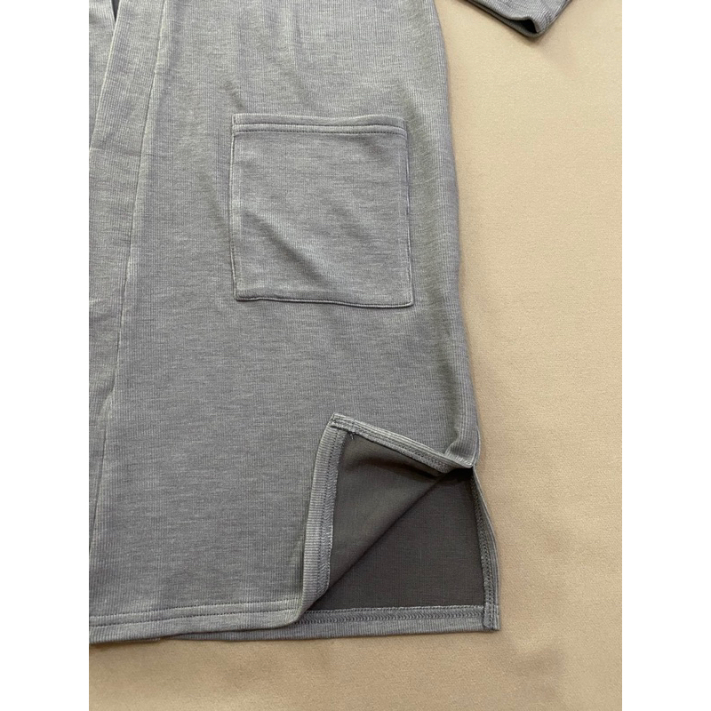 Áo khoác thun borip dáng dài  - Thanh lý vnxk