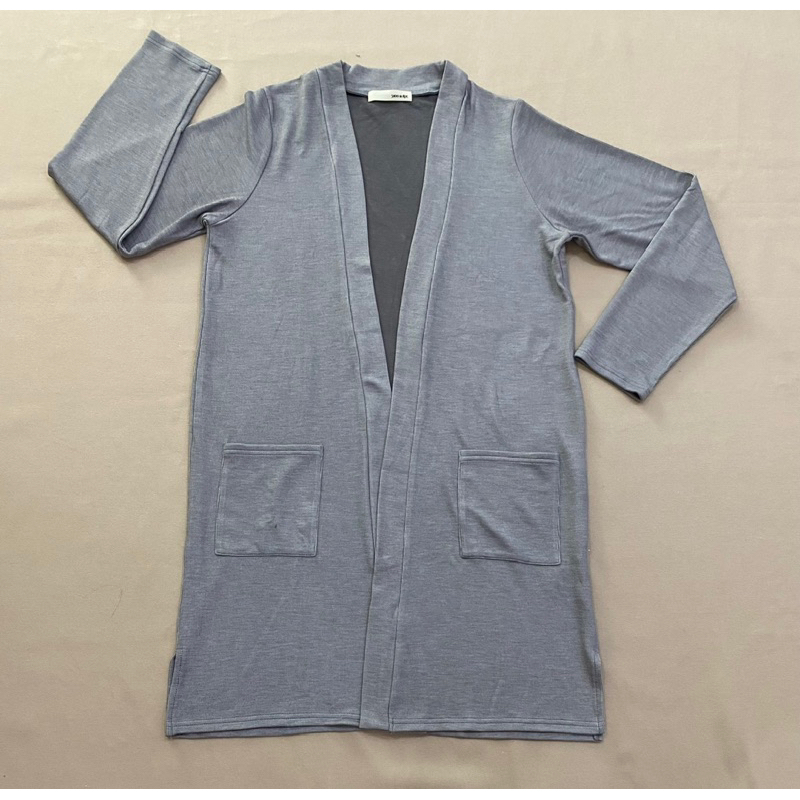 Áo khoác thun borip dáng dài  - Thanh lý vnxk