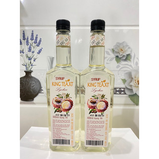 Siro Vải Thiều KINGTEA.XT - Chai Nhựa 800ml