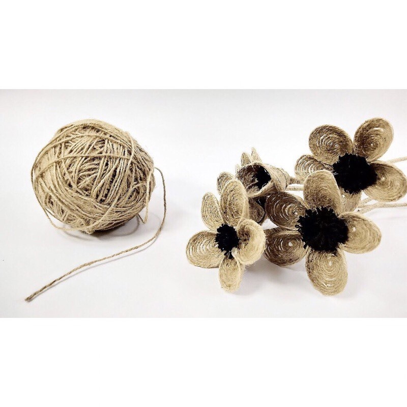 Cuộn 30 Mét Dây Thừng / Dây Gai Size 2mm - Dùng Làm Đồ Handmade, Decor, Trang Trí