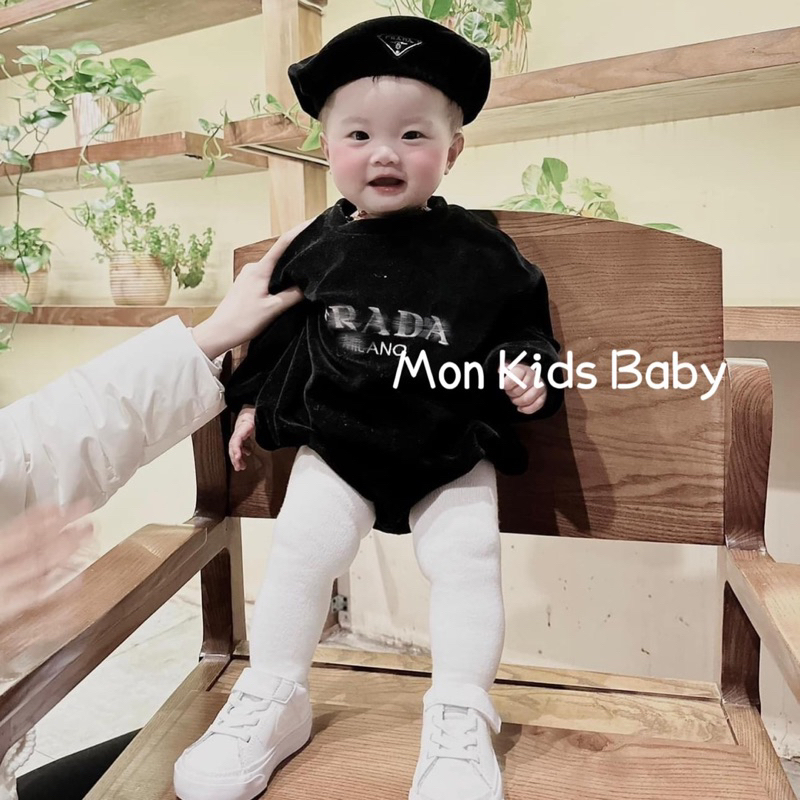 Set P.rada 3 chi tiết kèm mũ & quần tất cho bé trai và bé gái 5-12kg HÀNG ĐẸP LOẠI 1