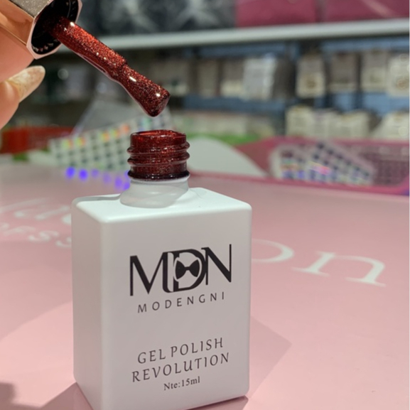 Sơn gel màu ĐỎ TUYẾT MDN chai 15ml