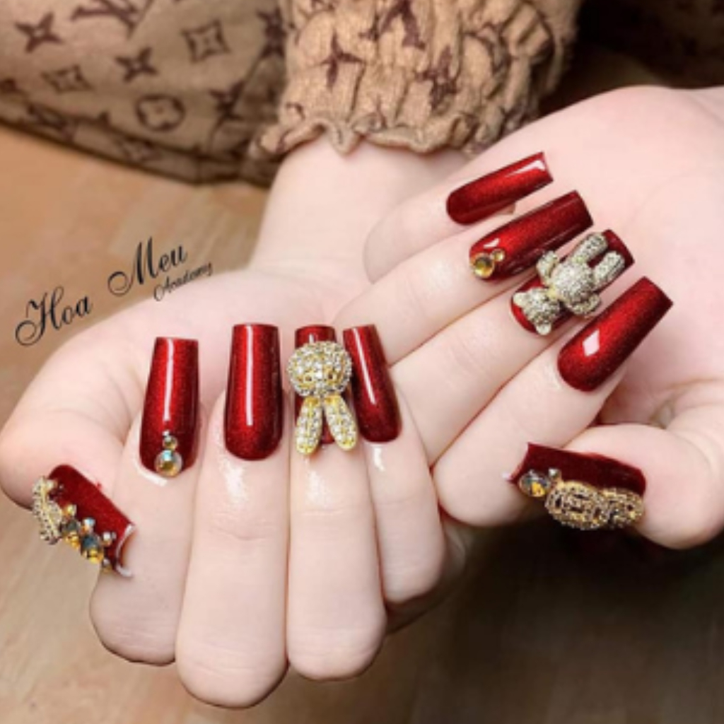 Sơn gel màu ĐỎ TUYẾT MDN chai 15ml
