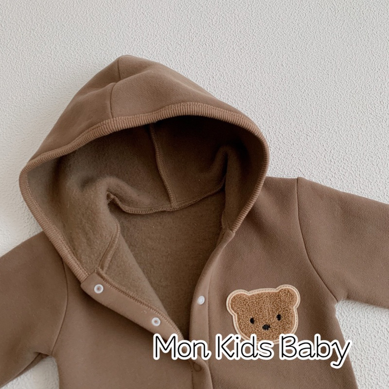 Ủ nỉ bông gấu cho bé trai và bé gái 3-12ki HÀNG ĐẸP LOẠI 1 ủ lông cho bé