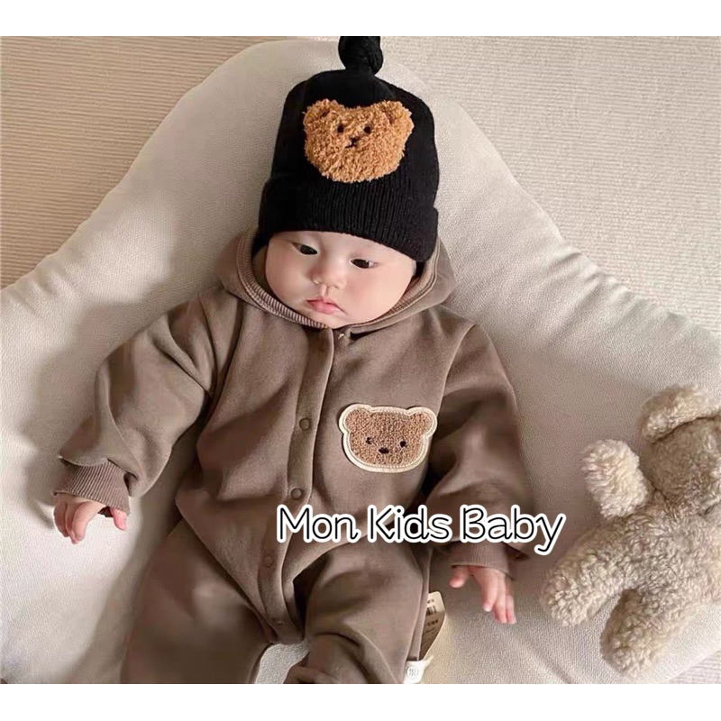 Ủ nỉ bông gấu cho bé trai và bé gái 3-12ki HÀNG ĐẸP LOẠI 1 ủ lông cho bé