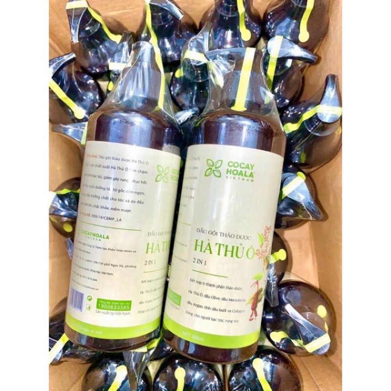 DẦU GỘI THẢO DƯỢC HÀ THỦ Ô 800ml
