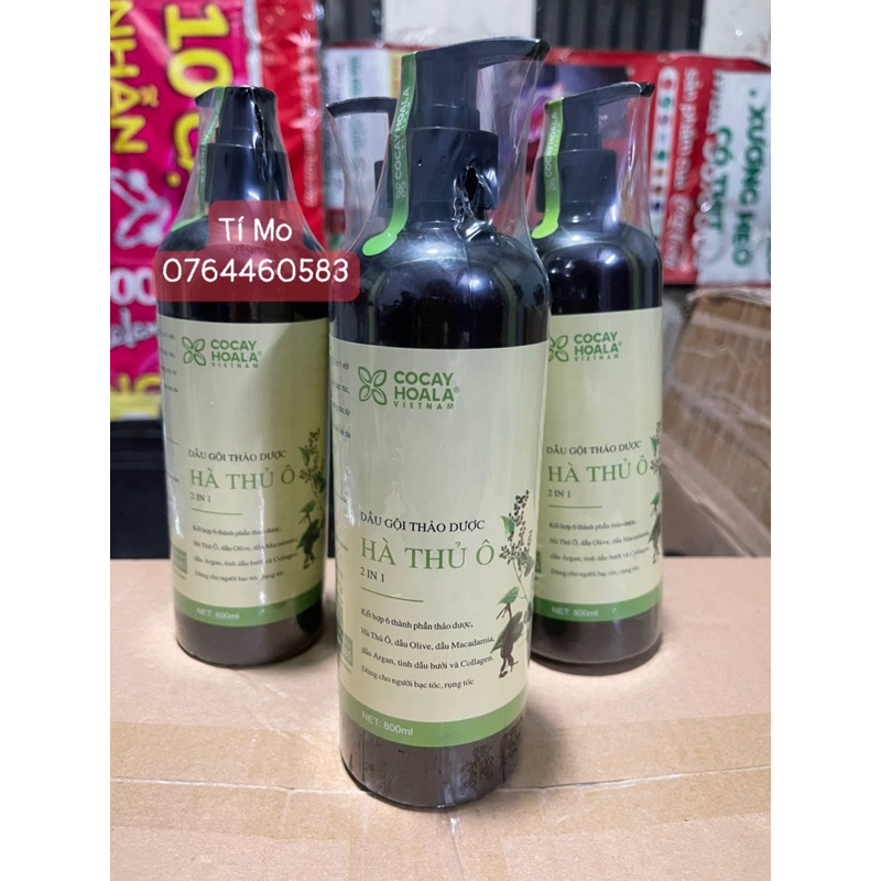 DẦU GỘI THẢO DƯỢC HÀ THỦ Ô 800ml