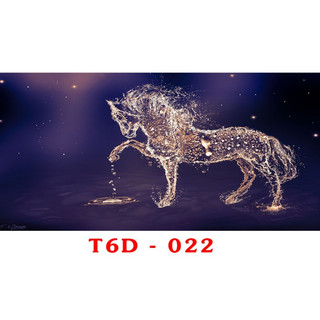 Tranh 3d bể cá cảnh mẫu mã đáo thành công - tranh bể cá sẵn keo dán - tặng kèm bộ dụng cụ dán tranh