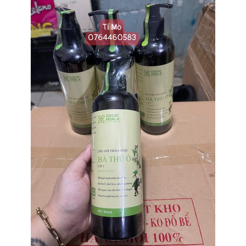 DẦU GỘI THẢO DƯỢC HÀ THỦ Ô 800ml