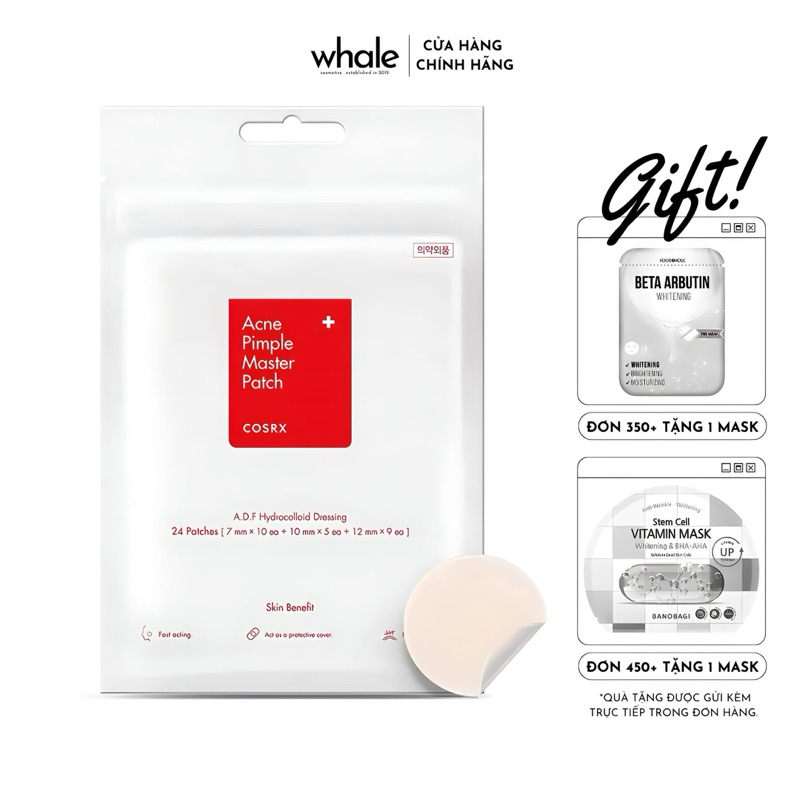 Miếng Dán Mụn Cosrx Acne Pimple Master Patch 24 Miếng