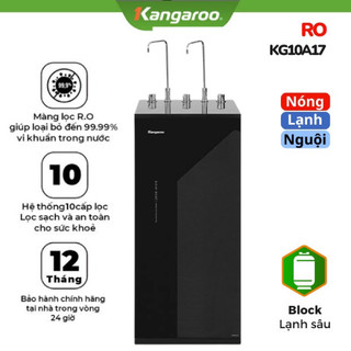 Máy lọc nước ro nóng nguội lạnh kangaroo kg10a17 10 lõi