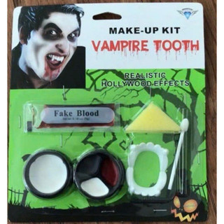 Vỉ đồ chơi vẽ mặt ma cà rồng hoá trang halloween