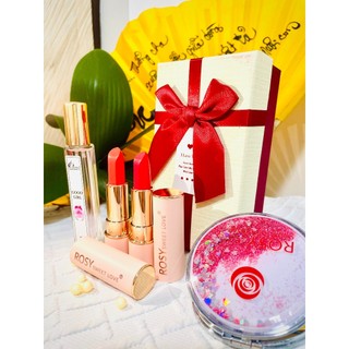 Combo hộp quà son môi, nước hoa , gương