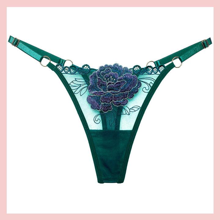 Quần lót nữ lọt khe lưới thuê hoa - Quần lót nữ sexy AQ2268