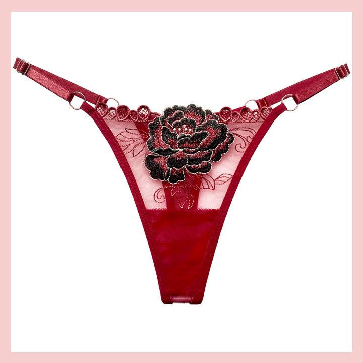 Quần lót nữ lọt khe lưới thuê hoa - Quần lót nữ sexy AQ2268