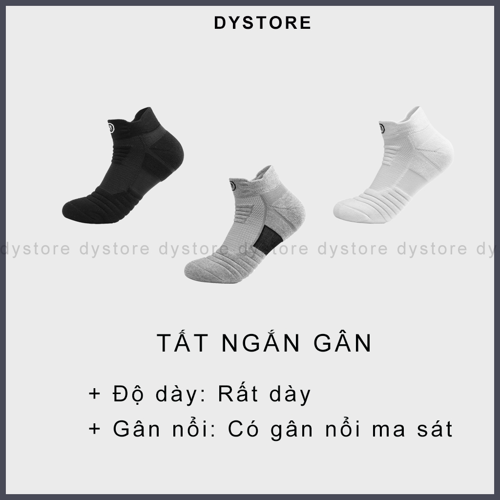 Tất đá bóng thể thao chống trơn trượt chuyên dụng dầy dặn DY208