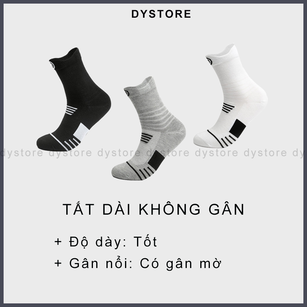 Tất đá bóng thể thao chống trơn trượt chuyên dụng dầy dặn DY208