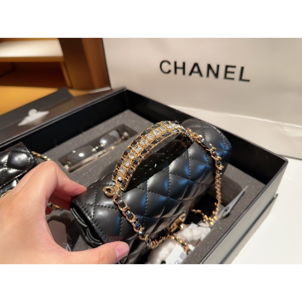 COMBO TÚI CHA NEO QUAI ĐÍNH ĐÁ DA CỪU