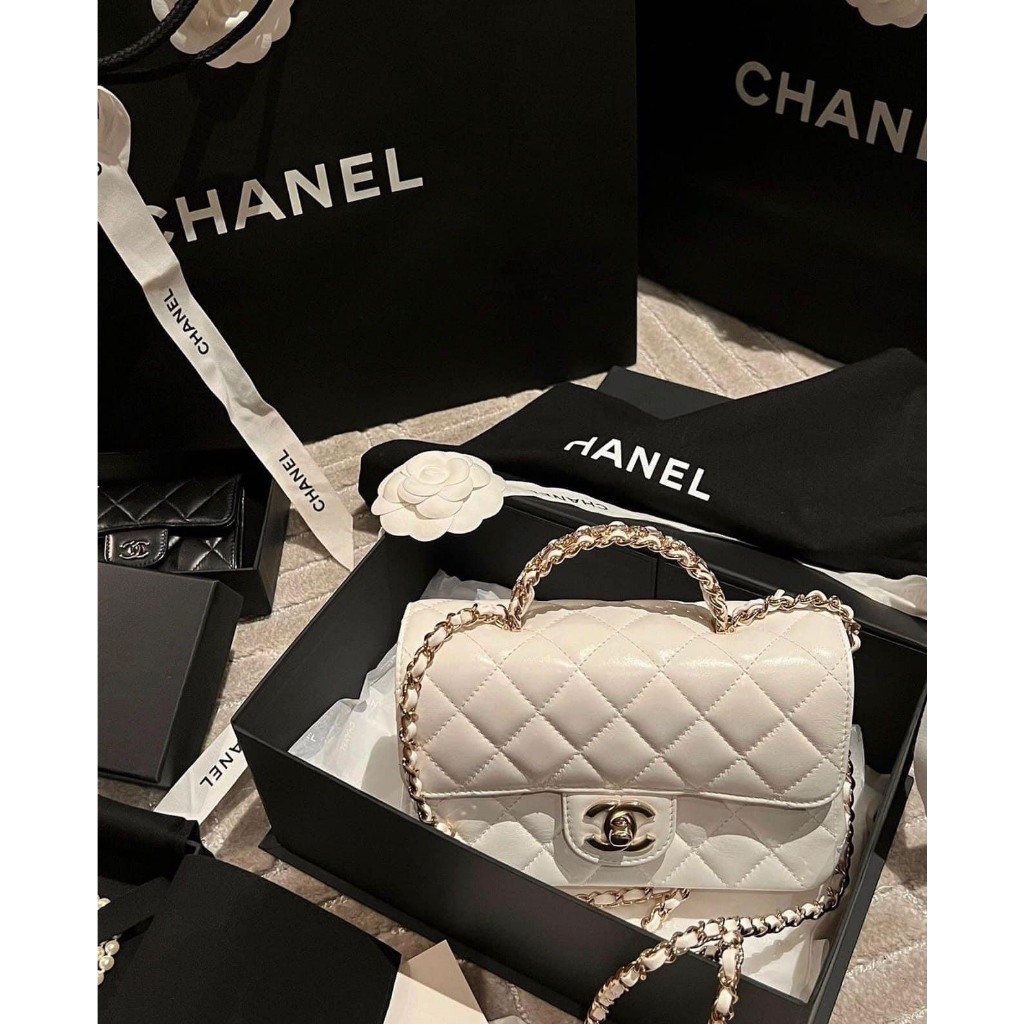 COMBO TÚI CHA NEO QUAI ĐÍNH ĐÁ DA CỪU