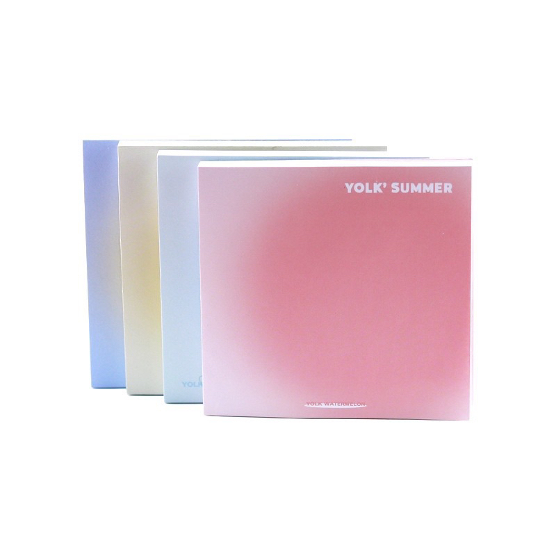 Giấy Note Vuông 50 tờ màu Loang cơ bản cực đẹp, Ghi Chú dành cho Học Sinh, Văn Phòng, Sinh viên