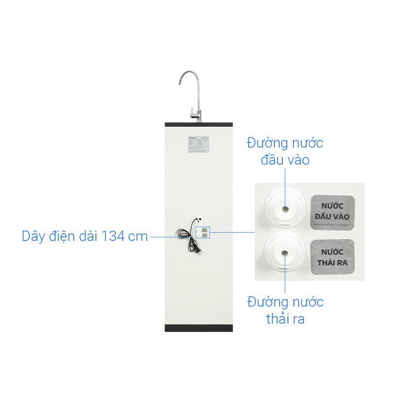 Máy lọc nước RO Kangaroo KG116I 10 lõi