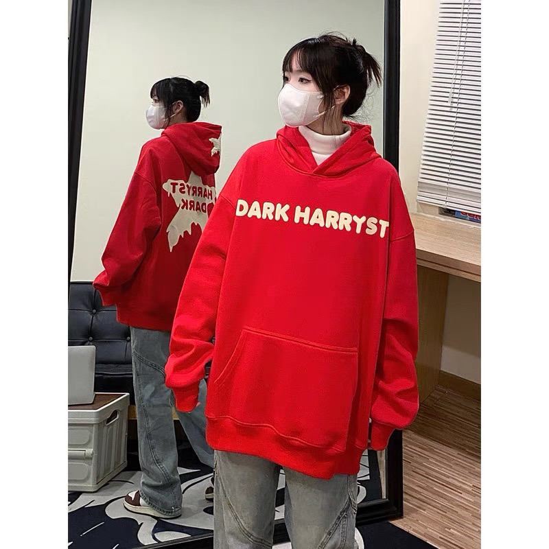 Áo hoodie sao lưng nỉ lót nhung siêu dày dặn