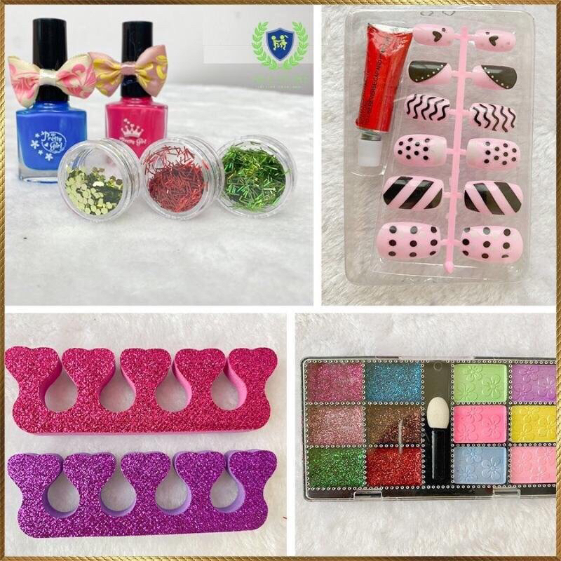 VALI TRANG ĐIỂM XỊN SÒ CHO BÉ GÁI kèm Hơ Móng