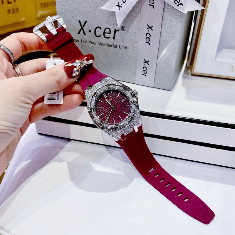 Đồng hồ Xcer B0604 Silver Purple