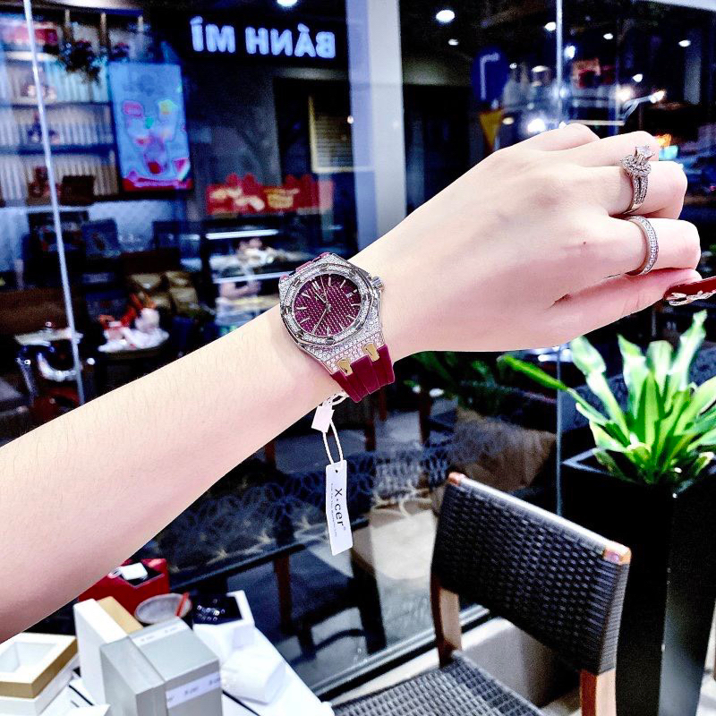 Đồng hồ Xcer B0604 Silver Purple